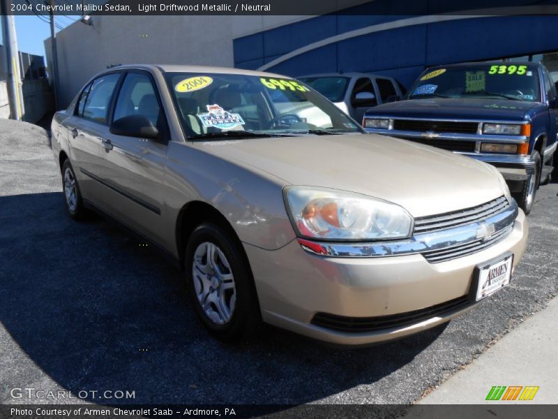 Light Driftwood Metallic / Neutral 2004 Chevrolet Malibu Sedan