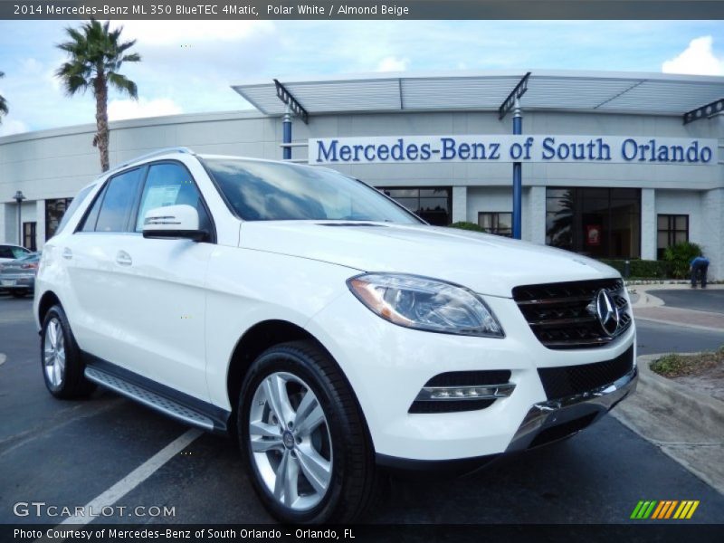 Polar White / Almond Beige 2014 Mercedes-Benz ML 350 BlueTEC 4Matic