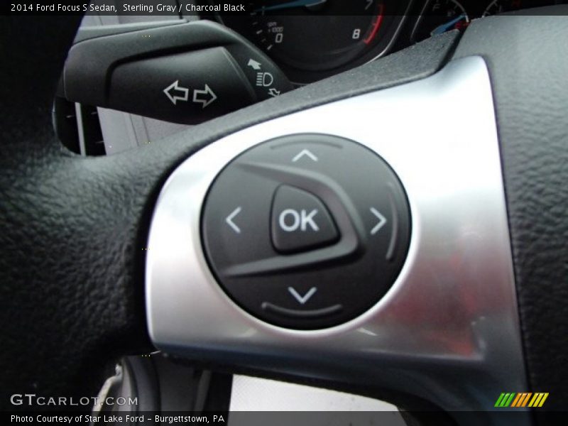 Sterling Gray / Charcoal Black 2014 Ford Focus S Sedan