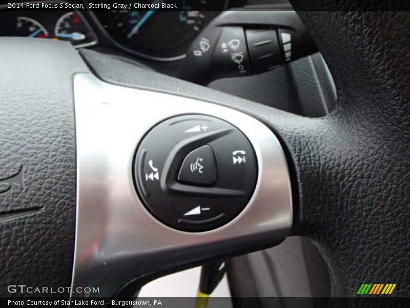 Sterling Gray / Charcoal Black 2014 Ford Focus S Sedan