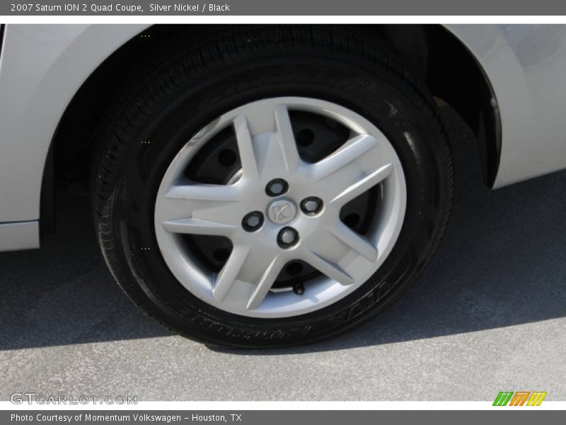 Silver Nickel / Black 2007 Saturn ION 2 Quad Coupe