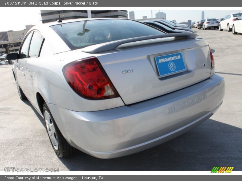 Silver Nickel / Black 2007 Saturn ION 2 Quad Coupe