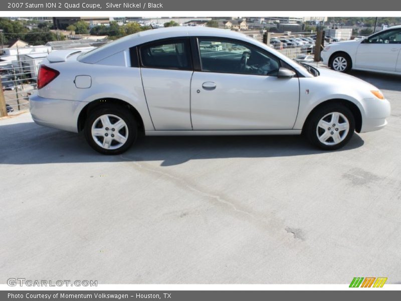 Silver Nickel / Black 2007 Saturn ION 2 Quad Coupe