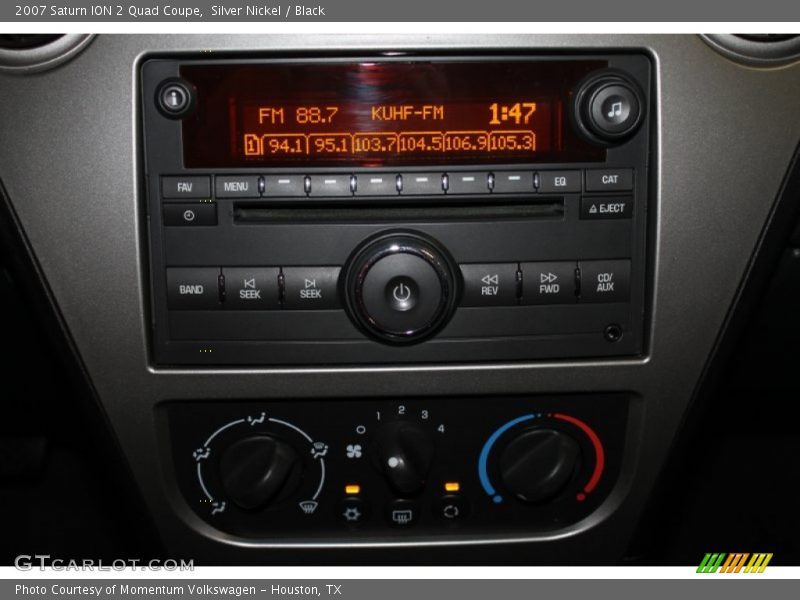 Silver Nickel / Black 2007 Saturn ION 2 Quad Coupe