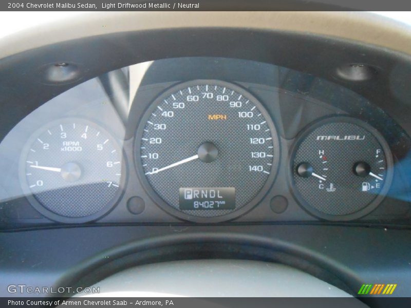 Light Driftwood Metallic / Neutral 2004 Chevrolet Malibu Sedan