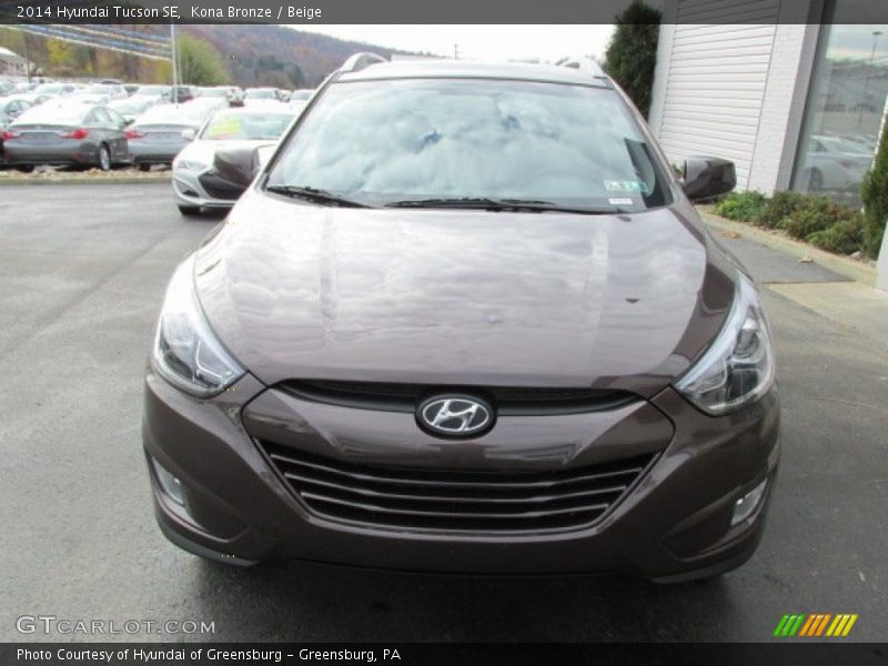 Kona Bronze / Beige 2014 Hyundai Tucson SE