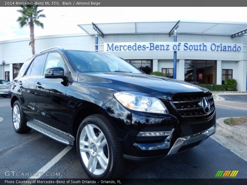 Black / Almond Beige 2014 Mercedes-Benz ML 350
