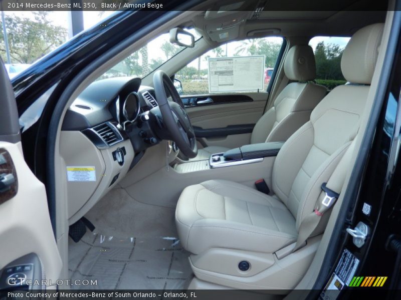 Black / Almond Beige 2014 Mercedes-Benz ML 350