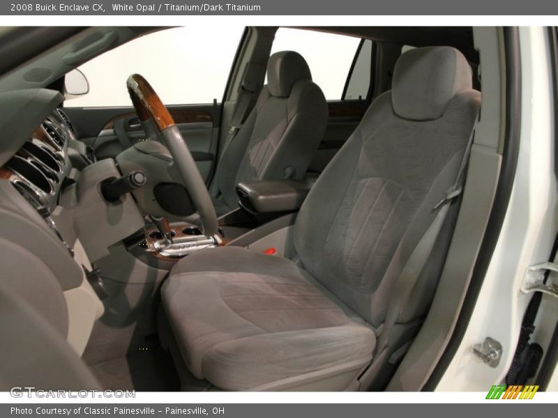 White Opal / Titanium/Dark Titanium 2008 Buick Enclave CX