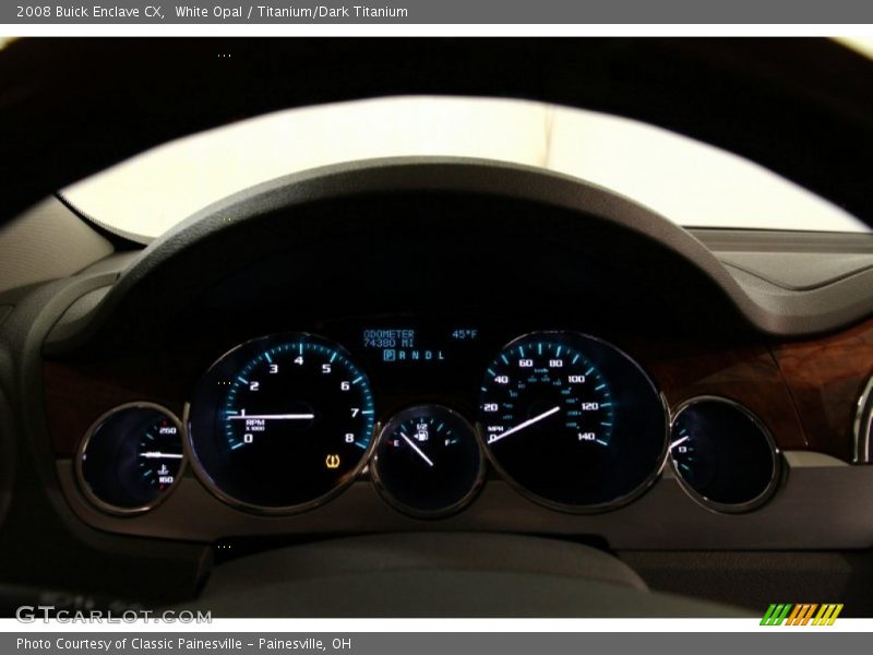 White Opal / Titanium/Dark Titanium 2008 Buick Enclave CX