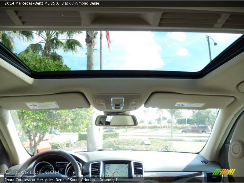 Black / Almond Beige 2014 Mercedes-Benz ML 350