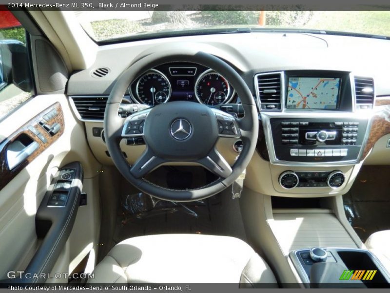 Black / Almond Beige 2014 Mercedes-Benz ML 350