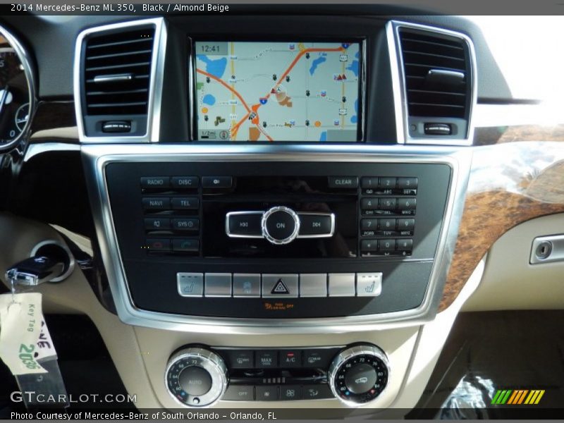 Black / Almond Beige 2014 Mercedes-Benz ML 350