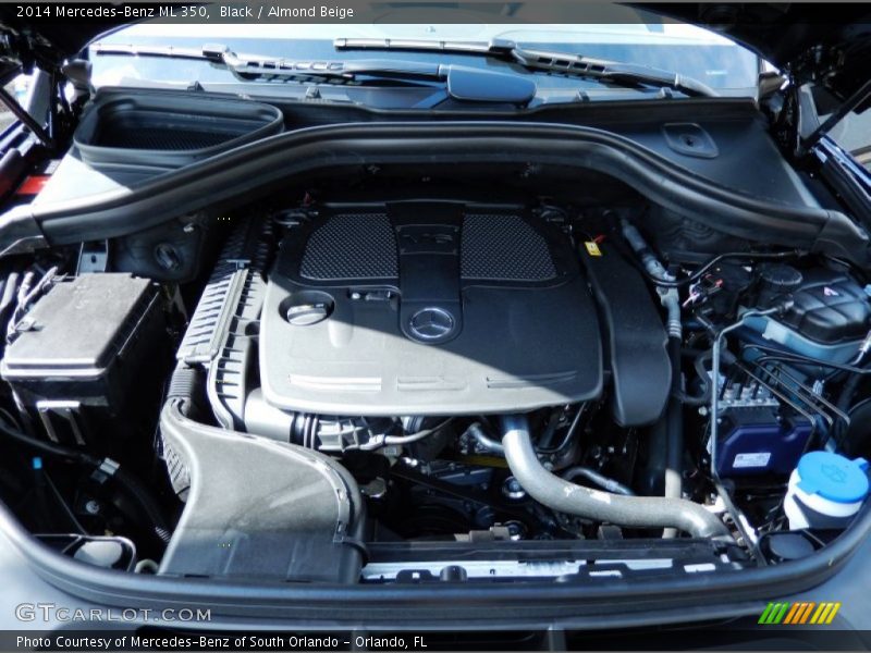 Black / Almond Beige 2014 Mercedes-Benz ML 350