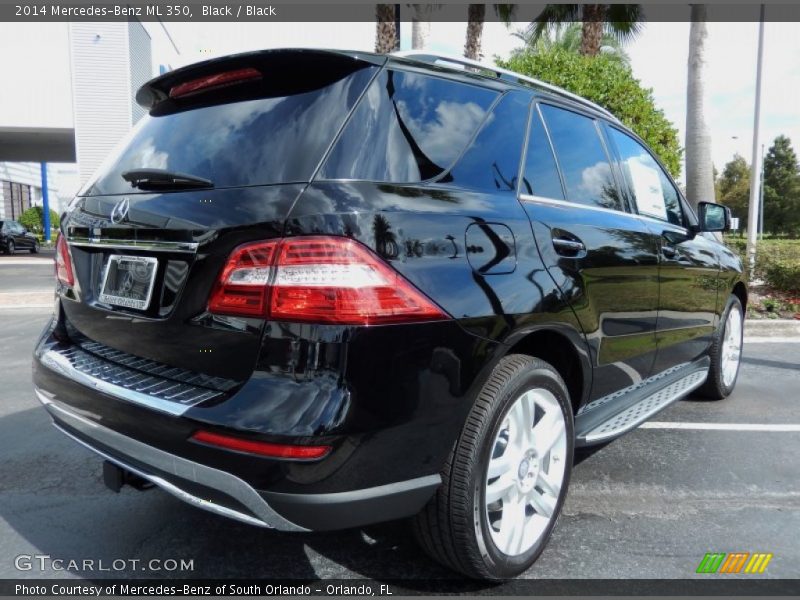 Black / Black 2014 Mercedes-Benz ML 350