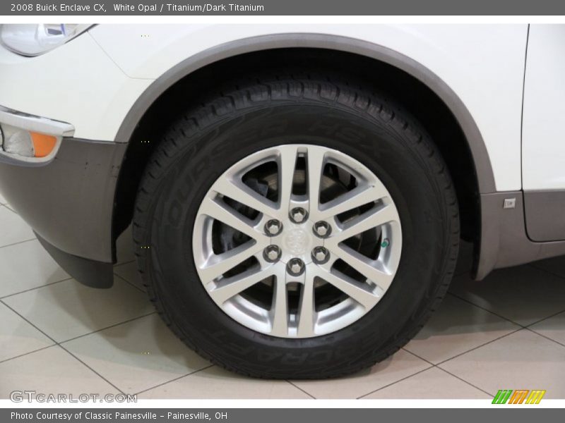 White Opal / Titanium/Dark Titanium 2008 Buick Enclave CX