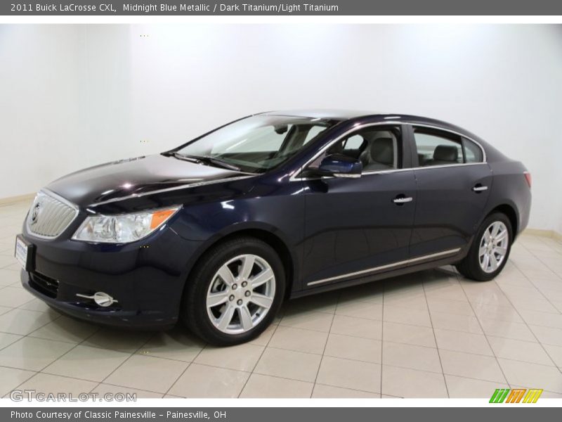 Midnight Blue Metallic / Dark Titanium/Light Titanium 2011 Buick LaCrosse CXL