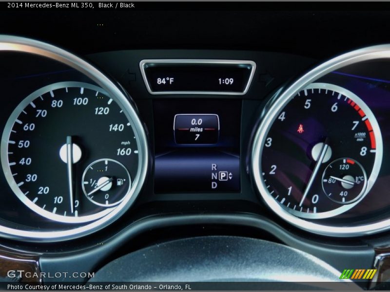 Black / Black 2014 Mercedes-Benz ML 350