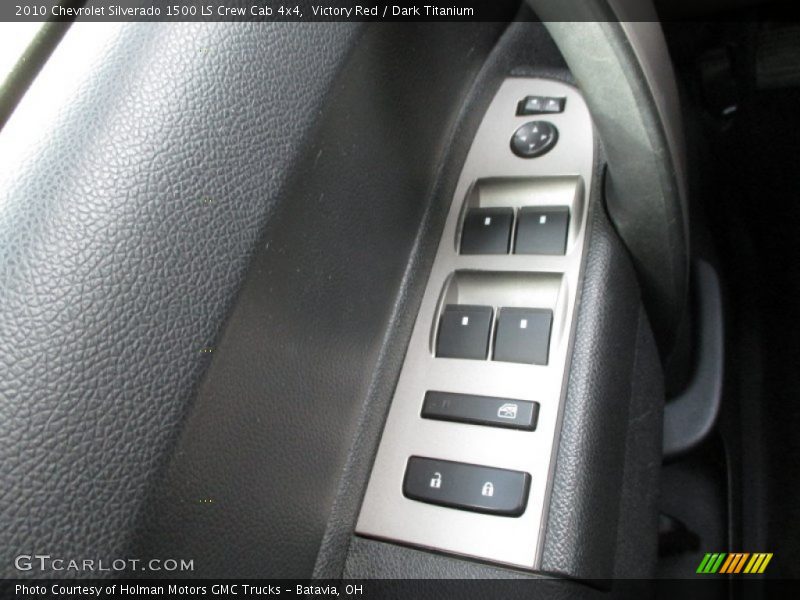 Victory Red / Dark Titanium 2010 Chevrolet Silverado 1500 LS Crew Cab 4x4