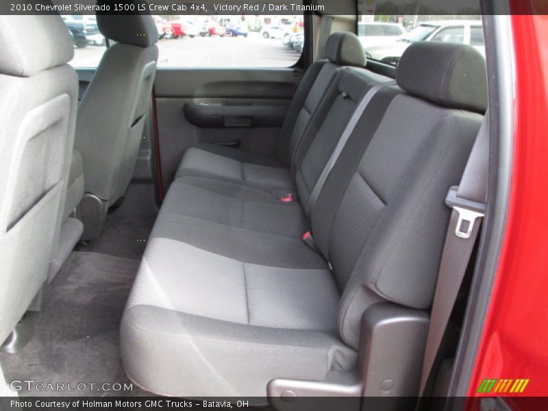 Victory Red / Dark Titanium 2010 Chevrolet Silverado 1500 LS Crew Cab 4x4