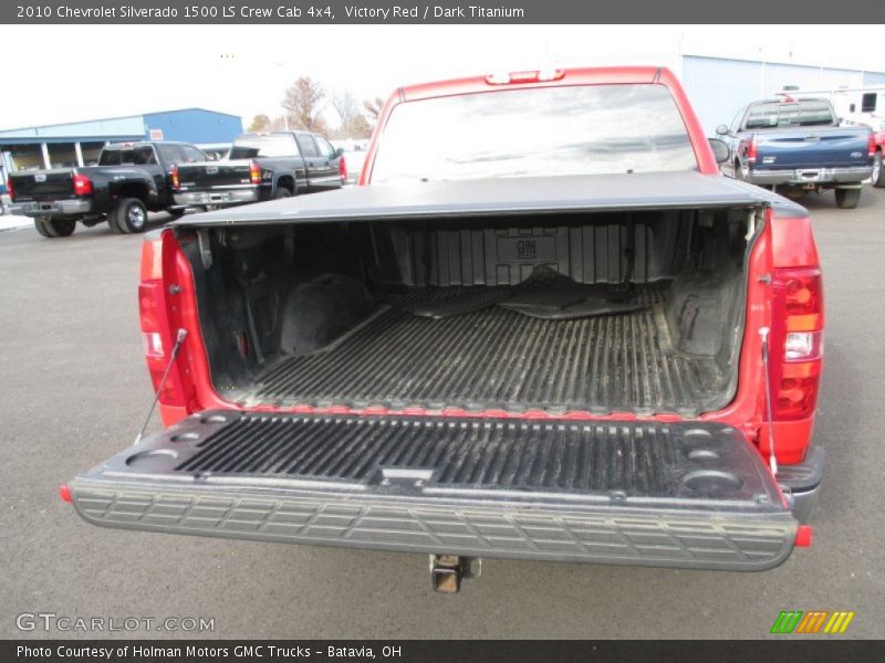 Victory Red / Dark Titanium 2010 Chevrolet Silverado 1500 LS Crew Cab 4x4