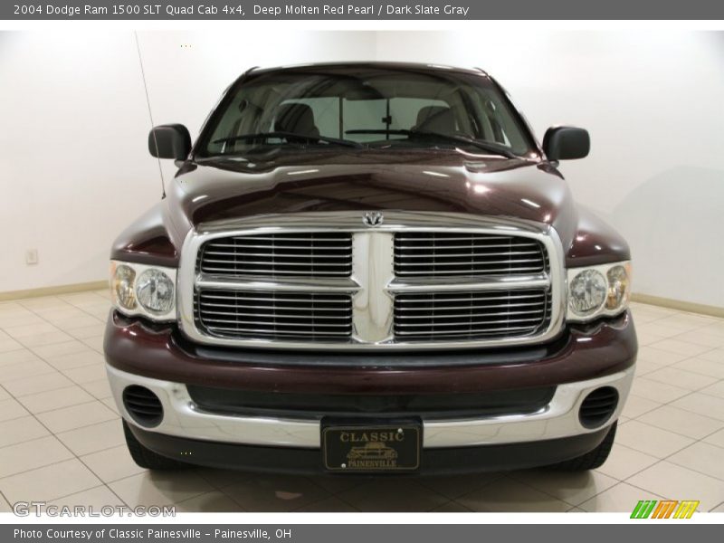 Deep Molten Red Pearl / Dark Slate Gray 2004 Dodge Ram 1500 SLT Quad Cab 4x4