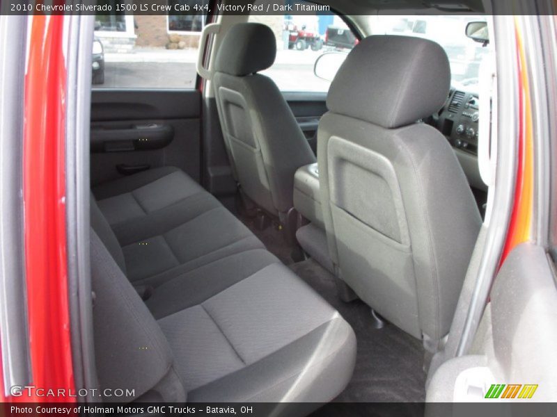 Victory Red / Dark Titanium 2010 Chevrolet Silverado 1500 LS Crew Cab 4x4