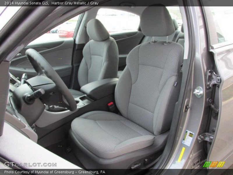 Harbor Gray Metallic / Gray 2014 Hyundai Sonata GLS