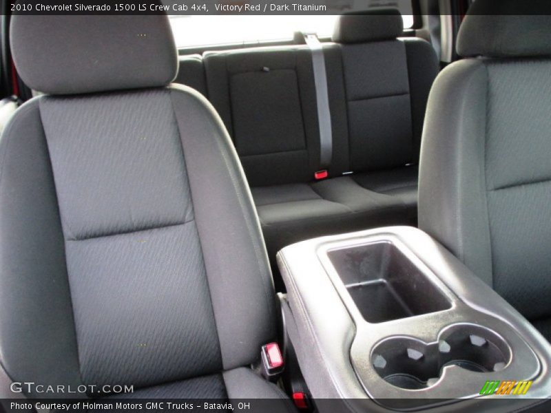 Victory Red / Dark Titanium 2010 Chevrolet Silverado 1500 LS Crew Cab 4x4