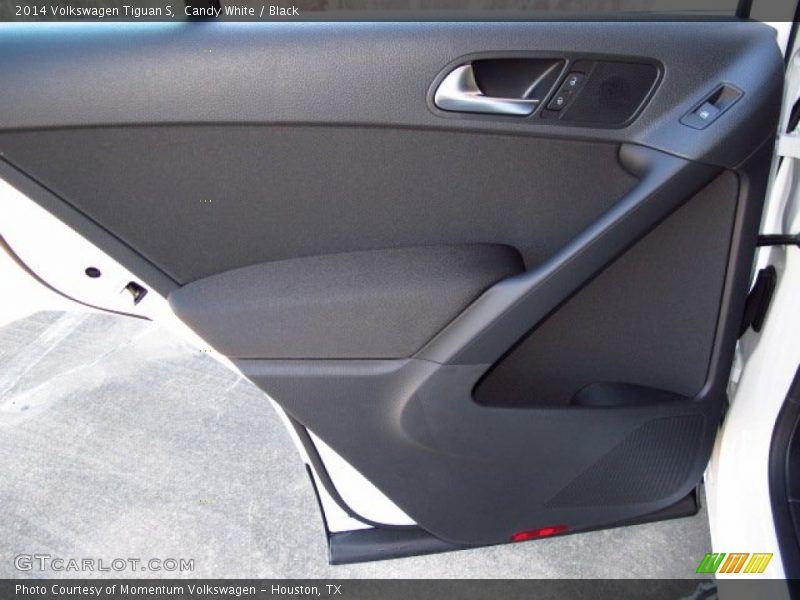 Candy White / Black 2014 Volkswagen Tiguan S