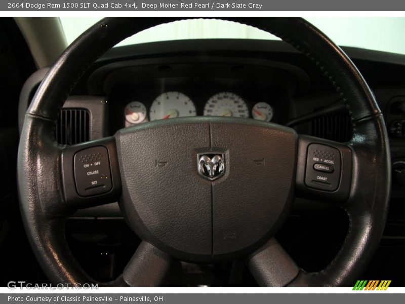 Deep Molten Red Pearl / Dark Slate Gray 2004 Dodge Ram 1500 SLT Quad Cab 4x4