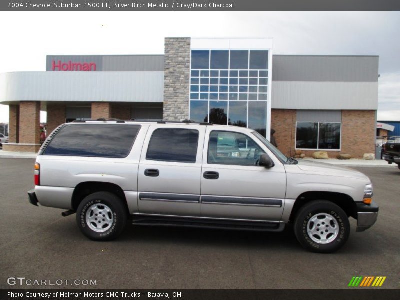 Silver Birch Metallic / Gray/Dark Charcoal 2004 Chevrolet Suburban 1500 LT