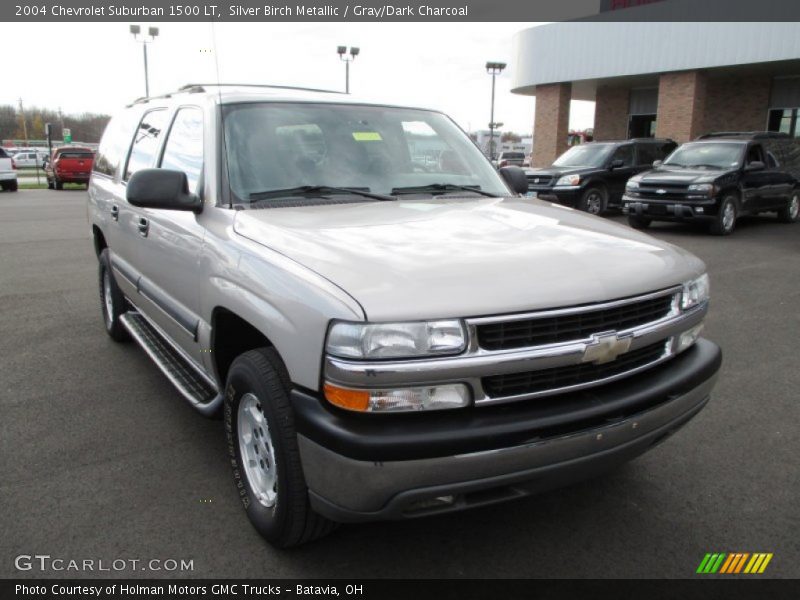 Silver Birch Metallic / Gray/Dark Charcoal 2004 Chevrolet Suburban 1500 LT