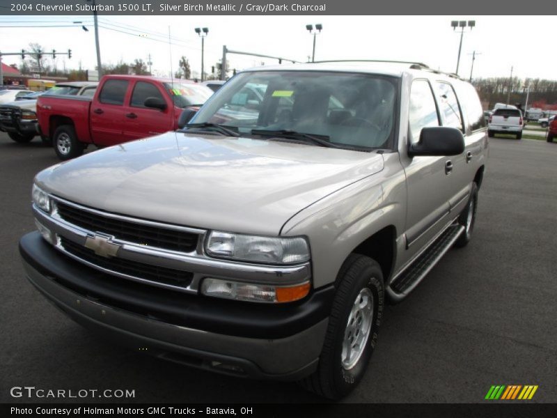 Silver Birch Metallic / Gray/Dark Charcoal 2004 Chevrolet Suburban 1500 LT
