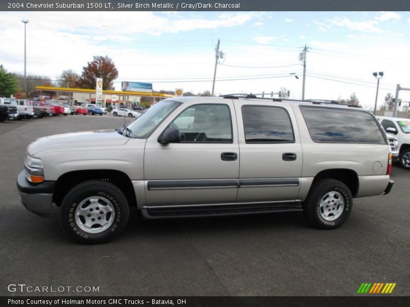 Silver Birch Metallic / Gray/Dark Charcoal 2004 Chevrolet Suburban 1500 LT