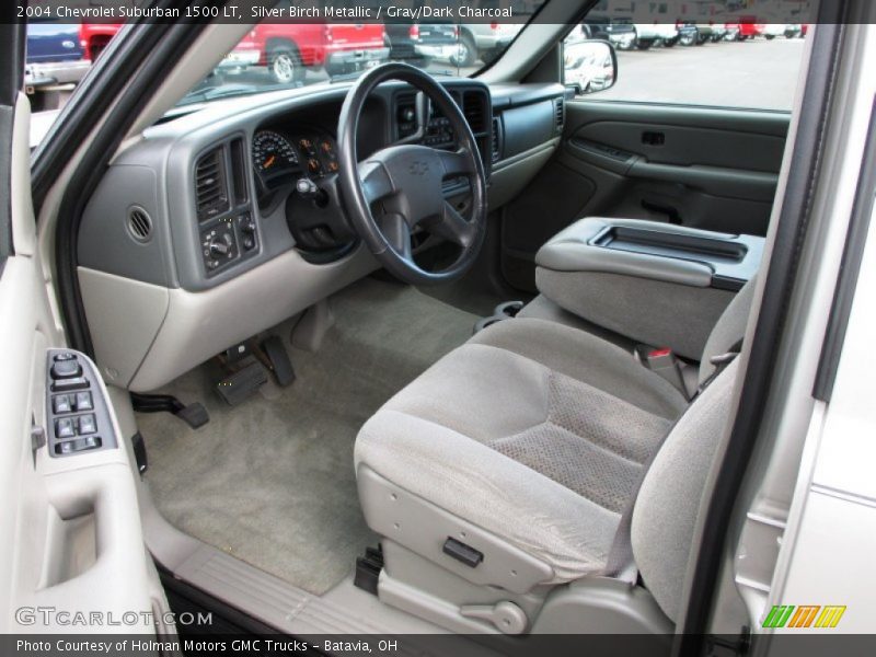 Silver Birch Metallic / Gray/Dark Charcoal 2004 Chevrolet Suburban 1500 LT