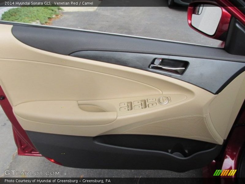 Venetian Red / Camel 2014 Hyundai Sonata GLS