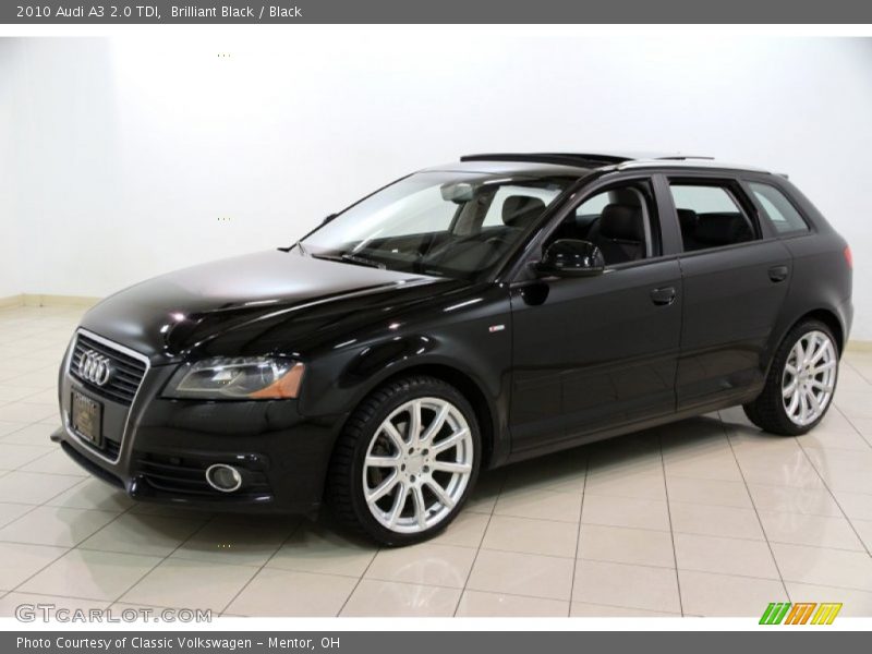 Brilliant Black / Black 2010 Audi A3 2.0 TDI