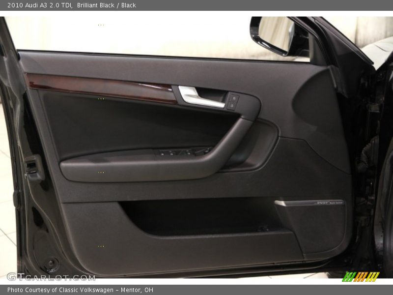 Brilliant Black / Black 2010 Audi A3 2.0 TDI