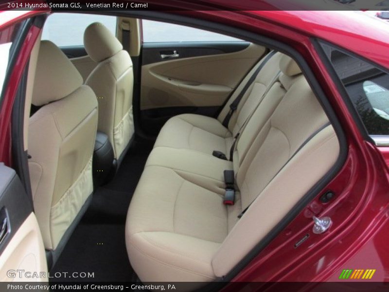 Venetian Red / Camel 2014 Hyundai Sonata GLS