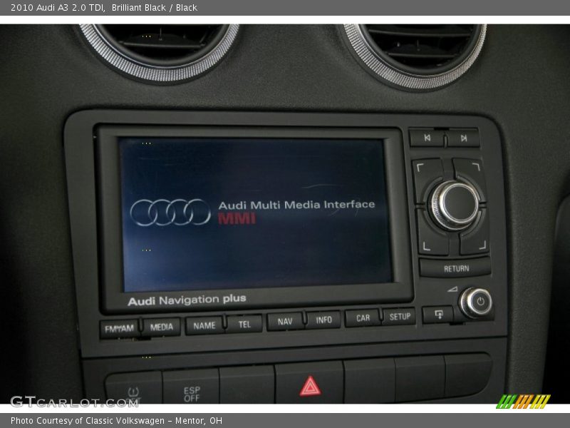 Brilliant Black / Black 2010 Audi A3 2.0 TDI