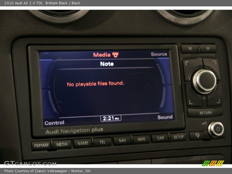 Brilliant Black / Black 2010 Audi A3 2.0 TDI