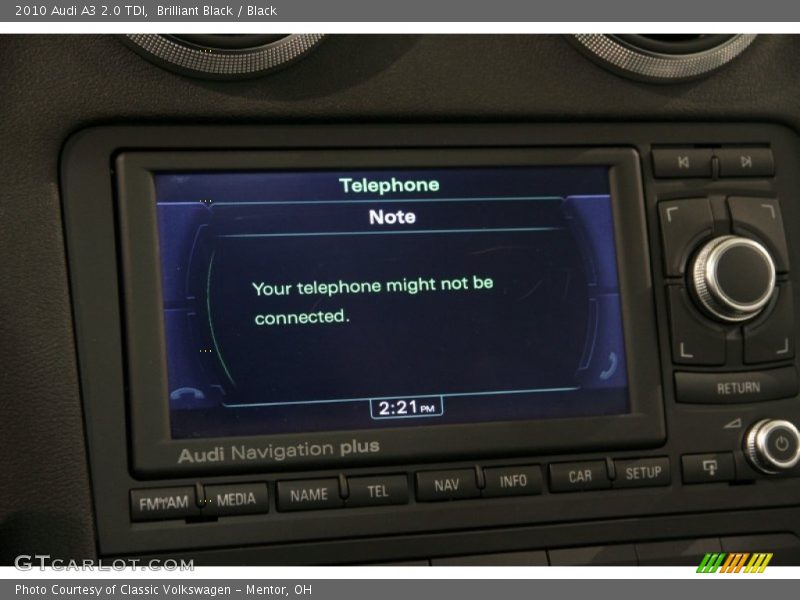 Brilliant Black / Black 2010 Audi A3 2.0 TDI