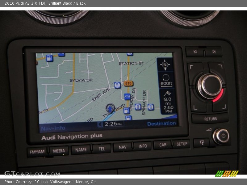 Brilliant Black / Black 2010 Audi A3 2.0 TDI