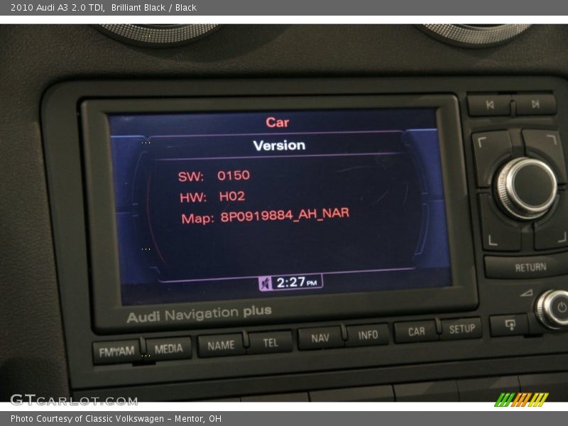 Brilliant Black / Black 2010 Audi A3 2.0 TDI