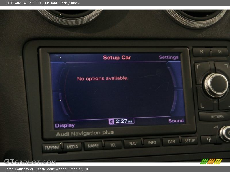 Brilliant Black / Black 2010 Audi A3 2.0 TDI