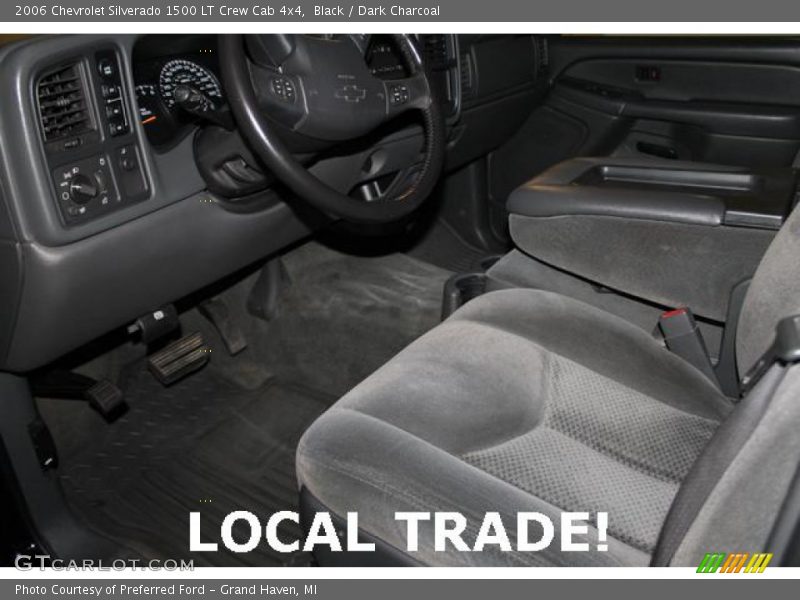 Black / Dark Charcoal 2006 Chevrolet Silverado 1500 LT Crew Cab 4x4