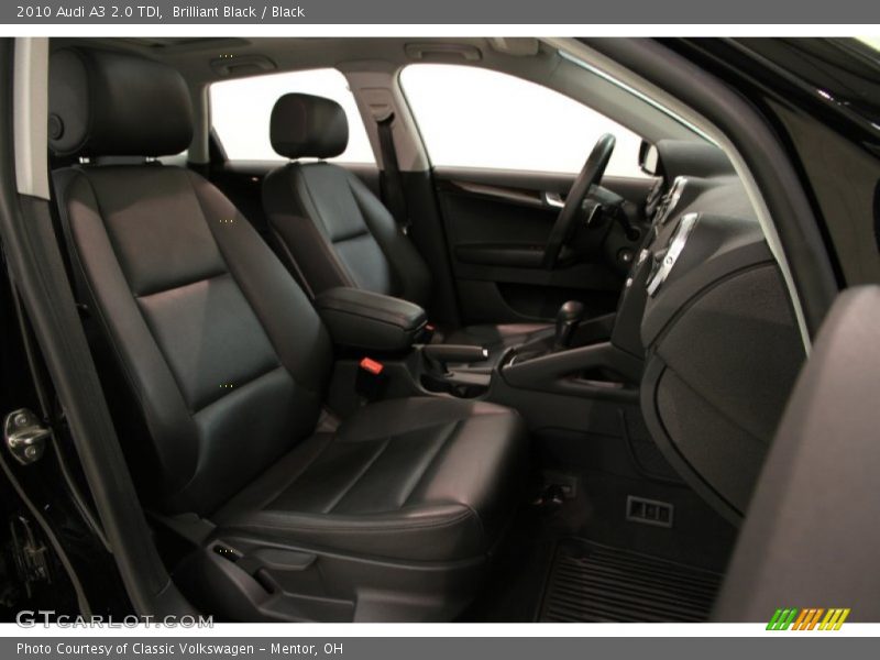 Brilliant Black / Black 2010 Audi A3 2.0 TDI