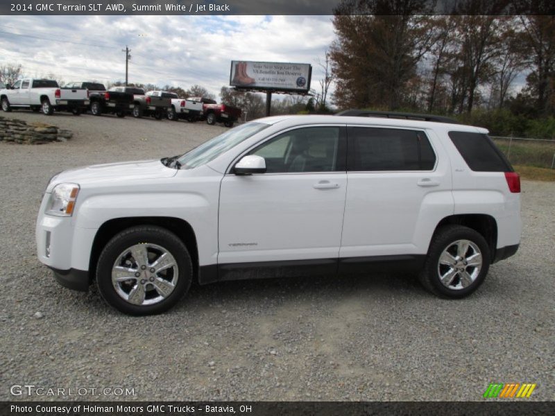 Summit White / Jet Black 2014 GMC Terrain SLT AWD
