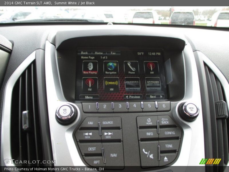 Summit White / Jet Black 2014 GMC Terrain SLT AWD